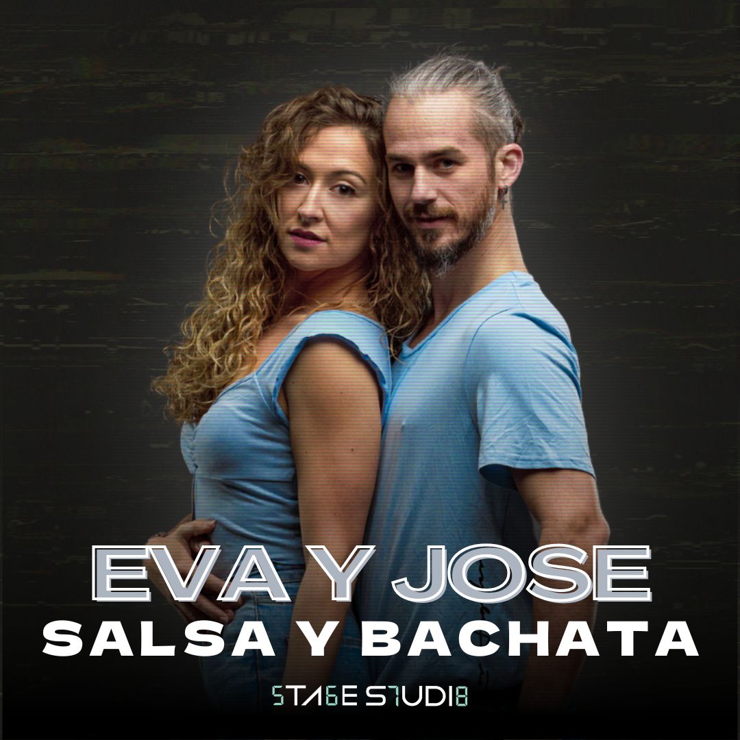 Pablo y Gemma, profesores de salsa y bachata.